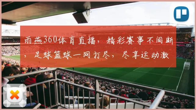 雨燕360体育直播，精彩赛事不间断，足球篮球一网打尽，尽享运动激情，不容错过